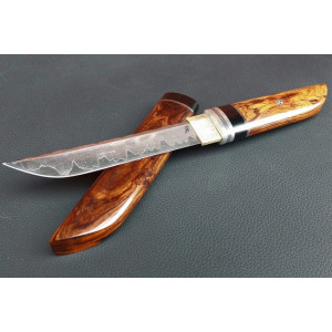 НЕВИДИМИЙ ТАНТО ІІ ексклюзивний ніж ручної роботи майстра Fomenko Knifes, сталь S390, 66-67 HRC. Photo 3